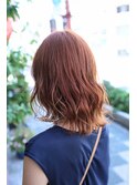 #オレンジカラー# オレンジベージュ#韓国ヘア#イルミナカラー