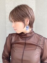 ロンド レグリーズ 立川(Lond leglise)&nbsp;ショート×顔周り×前髪×シルキーベージュ×グレージュカラー