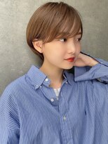 エニ 自由が丘(ENi)&nbsp;黒髪/グレーベージュ/レイヤーロング/前髪パーマ[自由が丘駅]