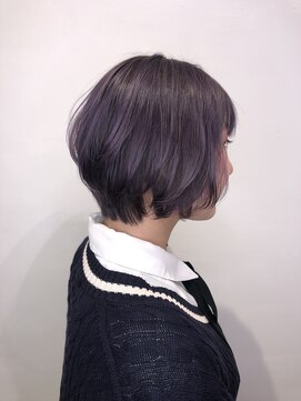 フリーラ 横浜(freera) 黒髪/グレーベージュ/レイヤーロング/前髪パーマ[横浜駅]