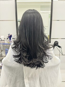 ギグスダブル 栄店(gigs double) 透明感カラー/スモーキーグレージュ