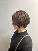 首元スッキリ!ショートボブ