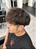 前下がりマッシュ×ソフトツイストスパイラルパーマ