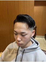 ヘアモード キクチ 銀座店&nbsp;銀座　理容室　barberstyle 七三フェード
