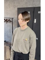 アグ ヘアー フォレスト 金沢駅西店(Agu hair forest) 前下がり◎ハンサムショート
