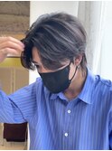 爽やかメンズショートパープルブラックブルーブラックグレージュ