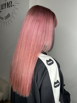 ヘアーデザインルアナ(Hair design Luana.) 桜ピンクカラー