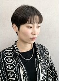20代30代40代小顔ハンサムベリーショートアッシュブルーブラック