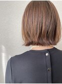 簡単セット外はねボブ/ワンレンボブ