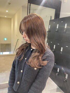 アイリー 名古屋(A/LEE) オリーブベージュ／ベージュ／夏カラー／顔周りカット