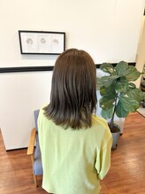 スリー バイ ザサロンフジサワ(THREE by the salon fujisawa) 透明感オリーブグレージュ