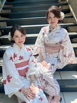 ヘアメイク マリア 福岡天神西通り(hair make MARIA)&nbsp;浴衣ヘア&浴衣着付け