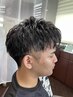 メンズカット＋シェービング＋マッサージ　￥4000