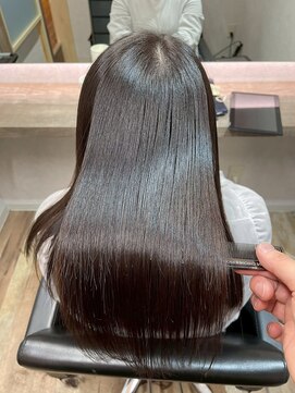 アリアツイン バイ エクラート 池袋西口店(ARiA TWiN by ECLART) ナチュラルストレート[髪質改善][縮毛矯正]