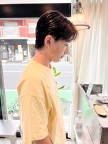 リヨン 錦糸町(Lyon)&nbsp;センターパート/フェザーパーマ/韓国風/耳周りスッキリ