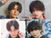 コア 新宿(CORE)の雰囲気（メンズカット/メンズセット/眉カット/カラー/ダブルカラー/眉毛）