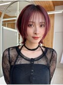 フェイスレイヤー/ボブウルフ/似合わせ顔周り/外ハネ/表参道