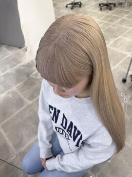 ペレ 栄店(PELE) イメチェン/ホワイトブロンド/外ハネボブ/美髪/栄