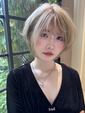 アスター 天神大名店(Aster) 似合わせカット/ダークアッシュ/ミディアムレイヤーカット