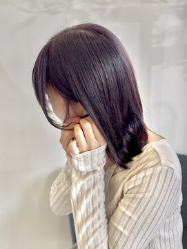 ロテ(LOTE.) 着物ヘア/大人ガーリー/ダークアッシュ/似合わせカット/一宮