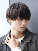 ナチュラルラウンドマッシュショートフェイスレイヤー
