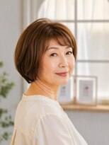 クロム 狭山ヶ丘店(CHROM)&nbsp;40代50代60代ショート/白髪ぼかし/ハイライト/髪質改善/入間
