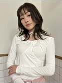 LA PENSEE / beige 田川 / ミディアムレイヤーカット