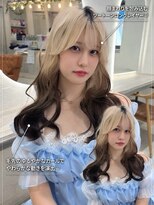 ヘアーサロン リアン 鴻巣店(hair salon Rien) 韓国風ツートーンカラー×ロングレイヤー/鴻巣
