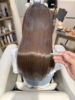 リブ(LIV)&nbsp;髪質改善縮毛矯正7ヶ月ぶりのメンテナンス◇極上のツヤロング