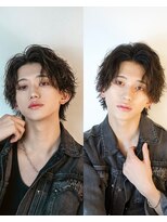 エイド 本店(aid)&nbsp;メンズメイク×緩めツイストスパイラル