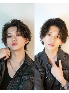 エイド 本店(aid) メンズメイク×緩めツイストスパイラル