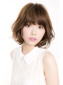 大人気!!小顔可愛いゆるふわボブ