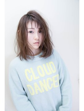 ヘア デザイン ハルプ(hair design HALB) ナチュラル　ボサカワ　ミディ