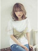 透明感のある外国人風アッシュベージュ♪ 鶴川 美容室