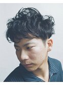 『ハイブリットパーマ』マッシュ