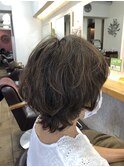 雰囲気◎ くびれショートマッシュウルフ