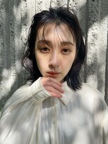 ティメレ 神戸三宮(Timere)&nbsp;アッシュブラック×ノースタイリングロブ【Timere神戸三宮】