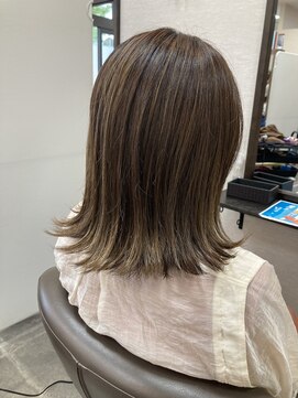 バセット バイ アルター 鎌取店(basset by aL-ter) ハイライト×マロンベージュ