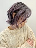 外国人風カラー ボブ エアタッチ ラベンダーグレージュ t205