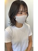 ナチュラルインナーにボブ巻き