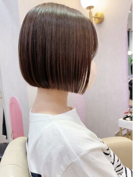 リール 銀座(R'EEL) ショコラアッシュ イメチェンボブ×髪質改善[銀座]