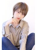 ナチュラルなショートでおしゃれに!!