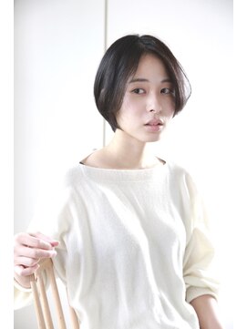 ヘアーアンドメイク エクリ 不動前店(Hair&Make equri) 暗髪ショートボブ