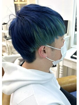 グラスペディア(graspedia) ブルー、ミズイロカラー【広島ハイトーン】【広島派手髪】