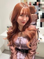 ハチ(HACHI) 大人っぽブラウンカラーき韓国巻き仕上げ♪