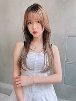 エース (ACE) 【ACE 横浜】 レイヤーカット×ミルクティーベージュ