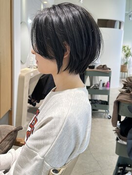 ウル 名古屋栄(ulu) 【大田指名】大人可愛いショートヘア＊黒髪＊ひし形ショート