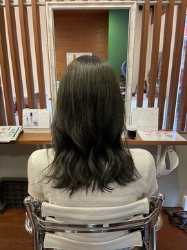 ピールアーク(peal ark) 透明感抜群♪20代30代ダブルカラーブリーチオリーブグレージュ