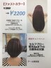 すき間時間に!!根本2cmまでの白髪染め【セルフブロー】￥2860→2200/指名不可