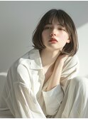 【Luana難波】大人ニュアンスボブ×シアーグレージュ